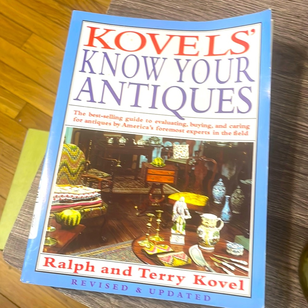 Knowles Know your Antiques 1981 very informative and useful .